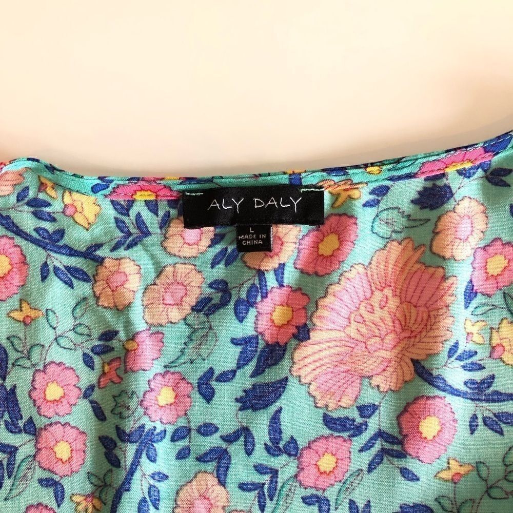 Teal Wrap Maxi Dress - Picture 12 of 14
